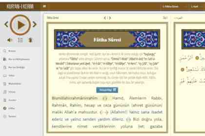 Kapsamlı Kur’an-ı Kerîm Uygulaması
