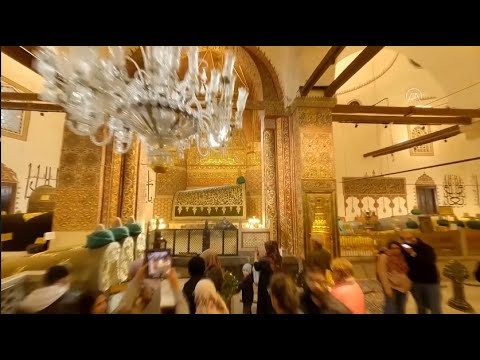 Dron kamerasıyla Hz. Mevlana Dergahı