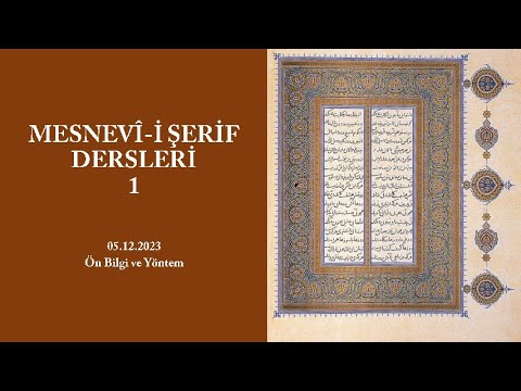 Mesnevi Dersleri – Şaban Karaköse