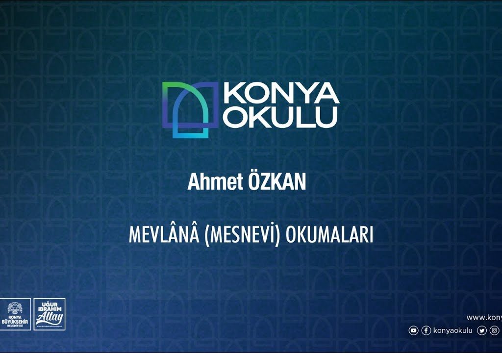 Ahmet Özkan | Mevlânâ (Mesnevi) Okumaları | 01.11.2025
