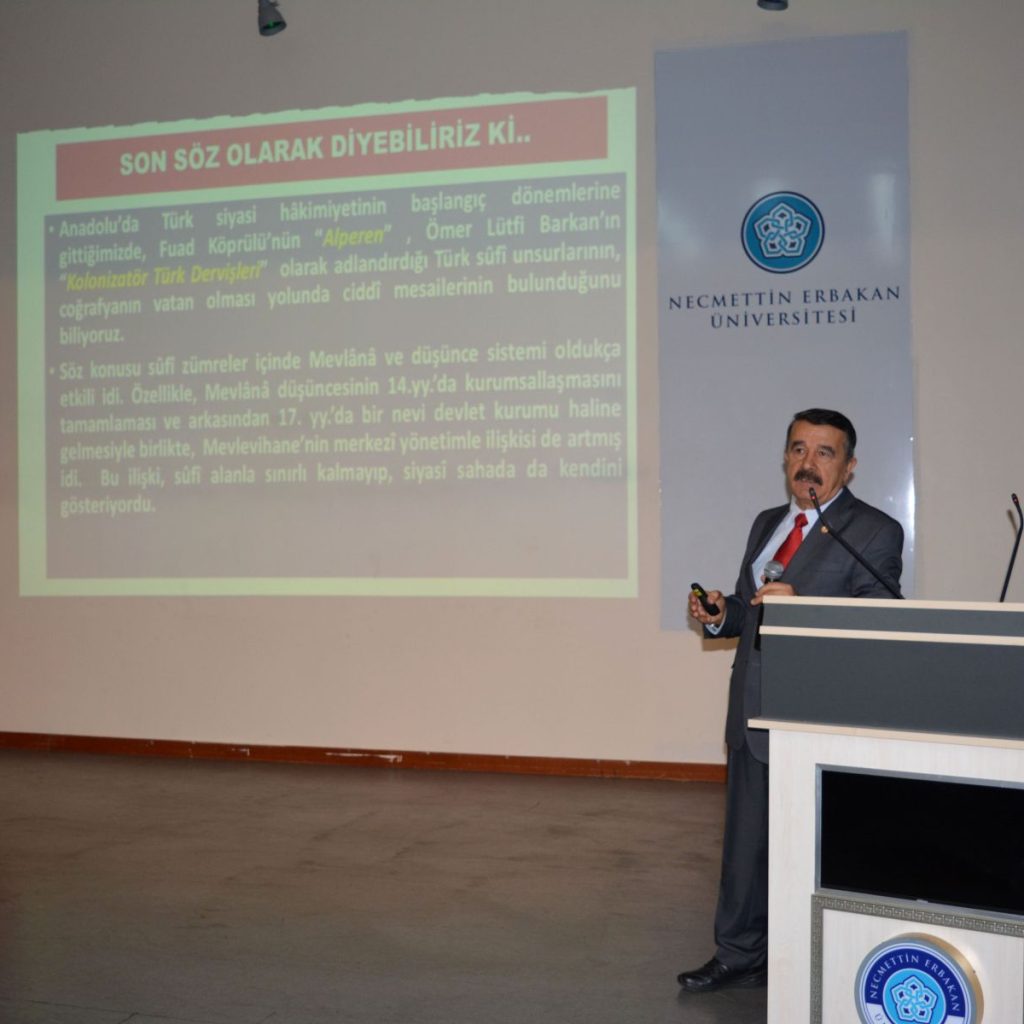“Balkan Savaşlarında Mevlevihaneler” konferans