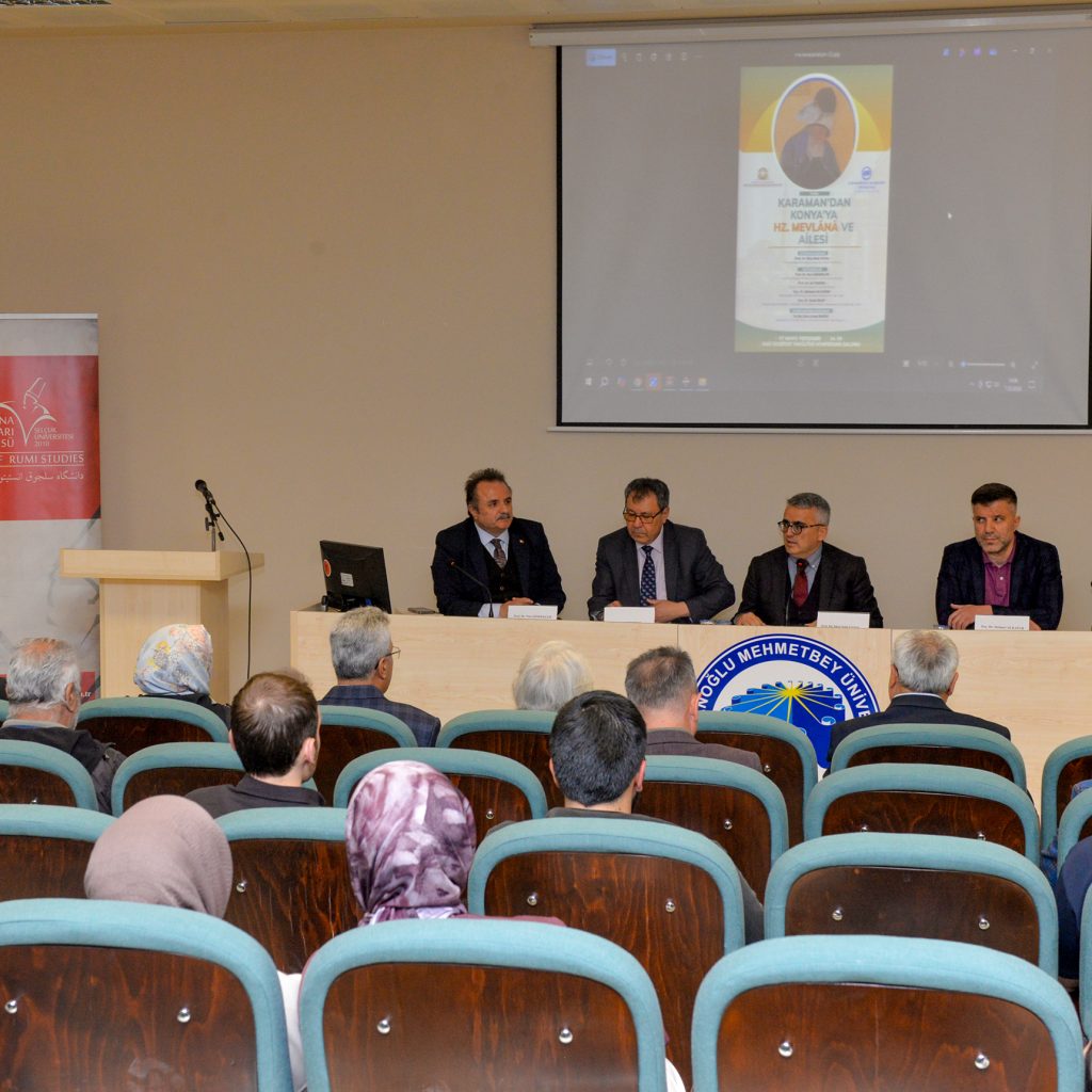 KARAMAN’DAN KONYA’YA HZ. MEVLANA VE AİLESİ PANELİ DÜZENLENDİ